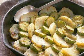 Ikaria Longevity Zucchini Potato Skillet Pie Recipe Greek Cooking Greek Recipes Zone Recipes