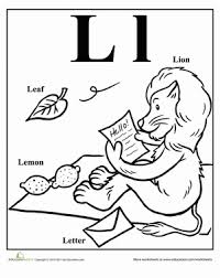 Tracing the uppercase and lowercase letter l in this printable worksheet. Words That Start With L Worksheet Education Com