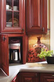An appliance garage hides your awkward counter top. Appliance Garage Omega Cabinetry