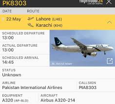 Flight 8303 was en route from lahore when it crashed near the airport after conducting a go around and during its second landing attempt. Pakistan Int Airlines Pk 303 From Lhe To Khi Crashed Earlier This Morning At Least 107 People Is Expected To Have Died Flightradar24