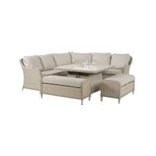 There is a range of materials to choose from as well. Bramblecrest Monterey Modular Sofa With Square Ceramic Casual Dining Table With Firepit 2 Benches Sandstone Furniture From W J Daniel Co Ltd Uk