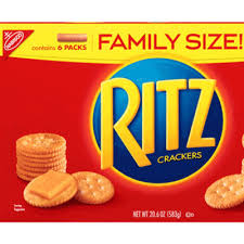 Calories In Ritz Crackers Family Size From Nabisco
