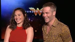 A photo of him wearing a wonder woman shirt is floating around the web. Wonder Woman Gal Gadot Chris Pine Interview 2017 Youtube