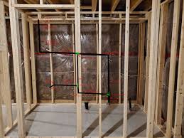 The shower trap is protected by the vent before it ties into the w.c. Basement Bathroom Finishing Plumbing Diagram Layout Feedback Request Redflagdeals Com Forums