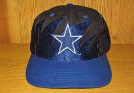Dallas Cowboys Official Nfl Sharktooth Snapback Hat Vintage 90s Logo Athletic Cap 6 Panel Embroidered Football Team Promo Sports Ballcap Dallas Cowboys Snapback Hats Nfl