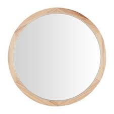12 inch x 12 inch @ antique gold finish. Round Mirrors Home Decor The Home Depot