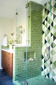 Using glass tile mosaic sheets can easily upgrade the look of your shower, floor or even tub surround. Retro Green Bathroom Tiles Fireclay Tile