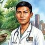 Ricky Pineda, el niño descalzo que venció la pobreza y se convirtió en el primer médico indígena nicaragüense en EE.UU.