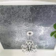 Wallpaper Ceiling Done By Mr Kate Wallpaper Ceiling Dining Room Ceiling Ceiling