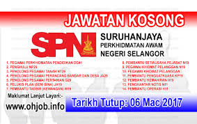 Suruhanjaya perkhidmatan negeri (spn) kelantan. Jawatan Kosong Suruhanjaya Perkhidmatan Awam Negeri Selangor 06 Mac 2017 Jawatan Kosong Kerajaan Swasta Terkini Malaysia 2021 2022