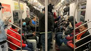 Turn on, tune in, drop out! Coronavirus Nyc Social Distancing Is Not Happening On The Subway Abc7 New York