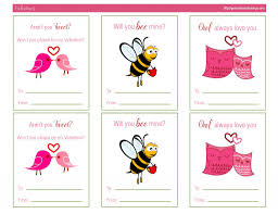 There are many different styles, but all share the love. Awesome Free Printable Valentines Day Cards Kat Balog