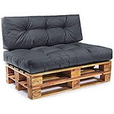 Amazon De Palettenkissen Palettenauflagen Sitzkissen Ruckenlehne Gesteppt Pp Set Sitzkissen 120x80 Ruckenle Paletten Kissen Palettenkissen Paletten Polster