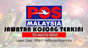 Jawatan kosong 6 years ago. Jawatan Kosong Di Pos Malaysia Berhad 1 Feb 2017 Jawatan Kosong 2020 Kerja Kosong Terkini Job Vacancy