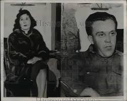 1938 Press Photo Mrs Alice Austin and Theodore Simmons held