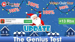 Quizzes for christmas, easter, halloween and new year jan 01, 2020 · step 4: Christmas Picture Puzzle Quiz Answers 100 Earn 20 Rbx Video Quiz Star Youtube