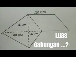 Cara Mudah Menghitung Luas Gabungan Dua Bangun Datar Youtube Matematika Belajar Bangunan