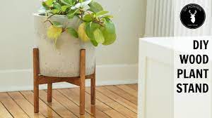 This spot gets full sun, and. Diy Wood Plant Stand Youtube