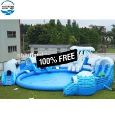 Giant Inflatable Floating Water Slide Park Price Snow And Bear Inflatable Water Inflatable Water Park Cool Pool Floats Pool Floaties