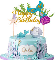 Glitter lol cake topper, pink cute girls doll happy birthday cake toppers, girls baby shower birthday party decoration favors 4.6 out of 5 stars 128 $7.99 $ 7. Buy Newmemo Mermaid Cake Topper Glitter Mermaid Birthday Cake Topper Cupcake Topper Mermaid Cake Pick Mermaid Cake Decoration For Girls Mermaid Under The Sea Themed Birthday Baby Shower Party Supplies Online In