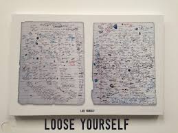 Now that we got that out of the way, so who. EminÇm Canvas Rare Print Of Original Eminem Lose Yourself Lyrics Notepad Print 1773400931