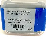 ISCAR MM ERS 100 B07-4T06 IC 908 2pcs. Solid Carbide Endmill Heads