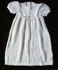 These patterns are not really suitable for beginners as you need to be able to knit in the round using the magic loop method or with a pair of circular needles. Knitted Christening Gowns Christening Gowns Knit Baby Dress Crochet Baby Dress