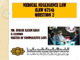 If the defendant is guilty, he has to compensate. Medical Negligence Law Problem Solving Answer