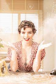Looking for the hottest new porn: Sexy Happy Woman With Big Beautiful Smile Cooking At Domestic Stock Photo Picture And Royalty Free Image Image 137540793