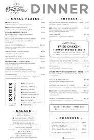 Oddfellows Oak Cliff Texas Food For All Menu Design Cafe Menu Design Restaurant Menu Design