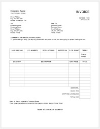 Then fill in the blanks on our free invoice template with information about your business, your customers and your goods/services being sold. Free Printable Blank Invoice Template Templateral