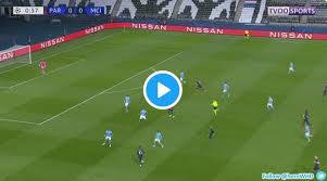 Psg led the contest from the 15th minute, with marquinhos scoring a bullet header past ederson to put the home side in the driving seat. Watch Psg Vs Manchester City Live Streaming Match Psgmci Ucl Sports Extra