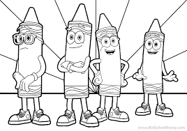 Tired of boring old crayons and accidentally breaking them just by holding them? Coloring Pages Archives Wally And Weezy