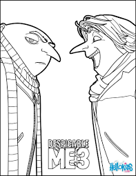 Lucy despicable me 3 coloring pages. Gru And This New Friend Coloring Page More Despicable Me Coloring Sheets On Hellokids Com Minion Coloring Pages Coloring Books Coloring Pages
