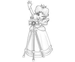 A character from the mario metaseries. Princess Daisy Coloring Page Coloring Home