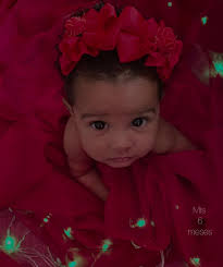 Cuatros meses que llegaron en un abrir y cerrar de ojos y que llenaron la  vida de su mami de amor y felicidad. Dios te bendiga mi princesa ❤️