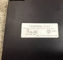 GE Fanuc IC693MDL741C NEG Output Module 12/24 VDC 0.5A 16 PT IC693MDL741  90-30