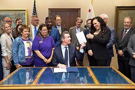 Gavin newsom speaks during a news conference at the veterans home of california in yountville, calif. New California Laws In 2020 From Employment Status Changes To Family Leave California Apparel News