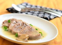 Lengua In Mushroom Sauce Recipe Mushroom Sauce Recipes Stuffed Mushrooms