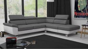 Canape Angle Cv Reversible William Ii Pu Gris Blanc Canape But Canape Angle Canape Contemporain Et Canape Angle Gris