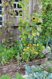 Beeteinfassung Aus Haselnuss Bauerngarten Garten Gartengestaltung