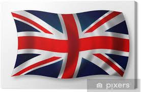 The english flag of england with the lettering england as a cool used look motif! Leinwandbild England Fahne Pixers Wir Leben Um Zu Verandern