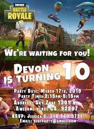 Fortnite Birthday Card Printable Free Fortnite Battle Royale Birthday Party Invitation Personalized Fortnite Gift Card Birthday Printables And Fortnite Party Suuplies Birthday Party Invitations Happy Birthday Invitation Card Party Invitations