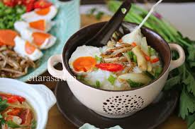 Bagi yang tak ada idea tu, jom kita cuba resepi nasi air kelantan ni. Bubur Nasi Berlauk Kelantan Tips Fitri