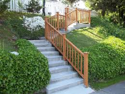 Depending on the overall circumstances, a more common range of prices can be between $900 and $5,000. Three Guys Construction Broom Finish Steps With Landing Wood Railing