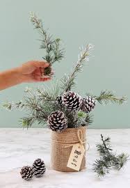 Making a tabletop from planks is a creative and useful wood project. Snowy Tree Winter Christmas Diy Table Decoration In 20 Minutes A Piece Of Rainbow