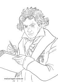Download thomas edison coloring page and use any clip art,coloring,png graphics in your website, document or presentation. Coloring Page Ludwig Van Beethoven Personalities Free Coloring Pages