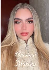 Chestnut Makeup ✨🎄🎁💝 @Pink Up Cosmetics #makeup #makeuptutorial #fyp