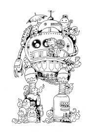 Free coloring sheets to print and download. Robot Coloring Pages Pdf Coloring And Drawing