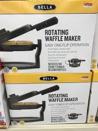 We think it's a smart and modern gadget for today's world traveler. Bella Rotating Waffle Maker Review Easy Kitchen Appliances